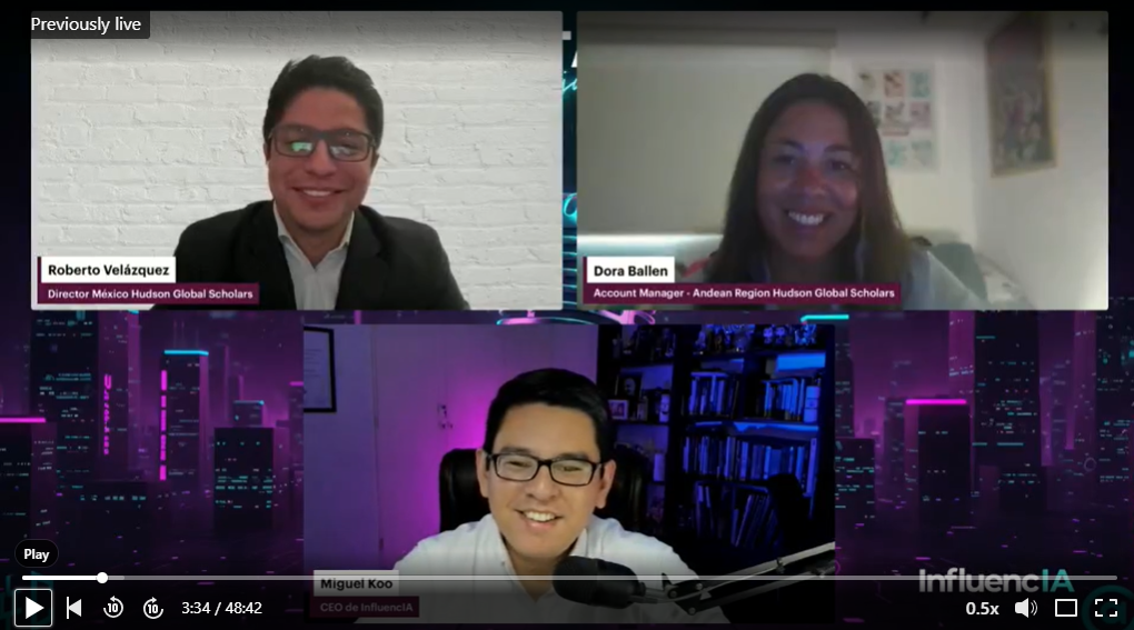 Building Global Education Pathways: Hudson Team Featured on “Reputación que Deja Huella”