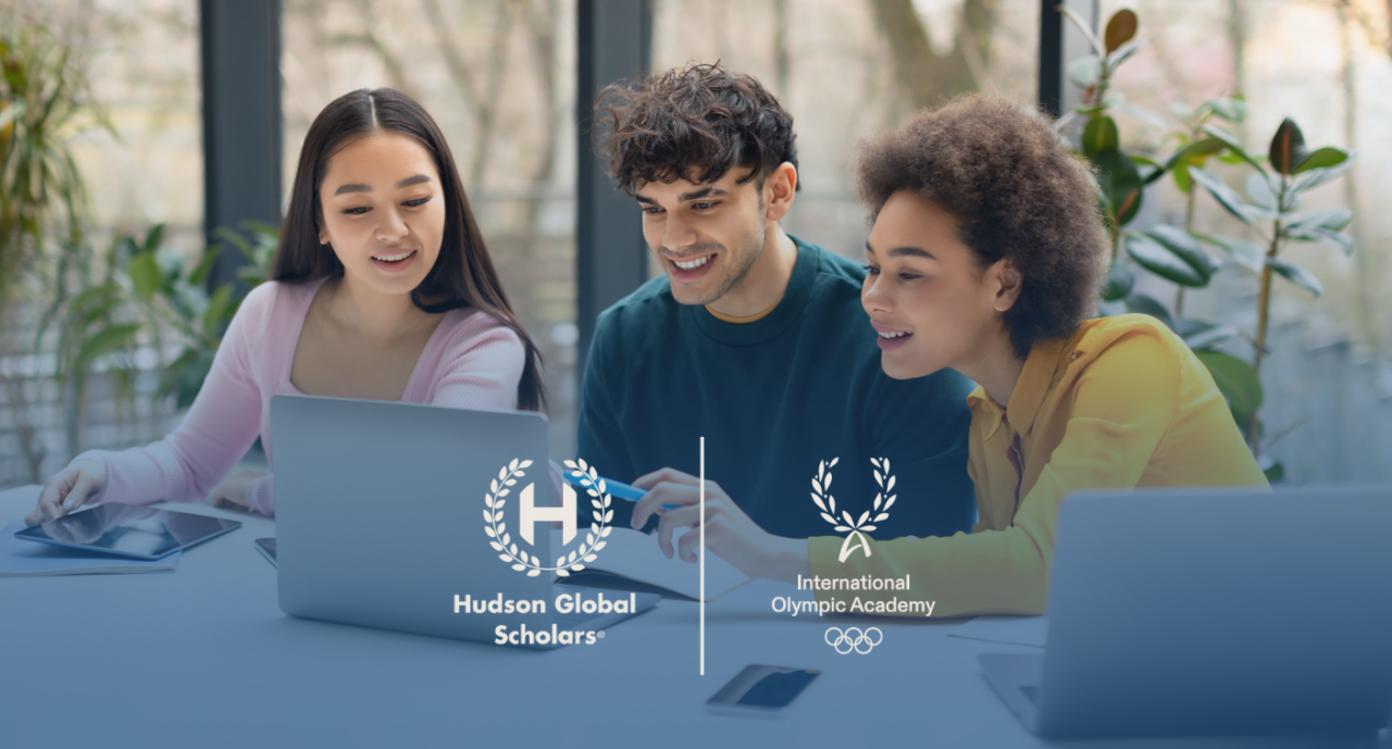 IOA and Hudson Global Scholars signed an agreement to expand awareness about the Origins and Philosophy of Olympism