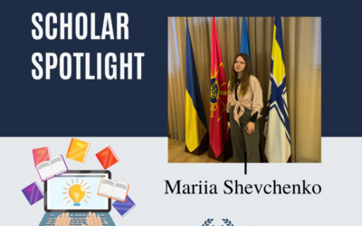Becaria destacada: Mariia Shevchenko sueña a lo grande a pesar de los desafíos de la guerra